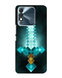 Чехол для TECNO Spark 8 с картинкой «Алмазный меч неон» Чехол для TECNO Spark 8 с картинкой «Алмазный меч неон»