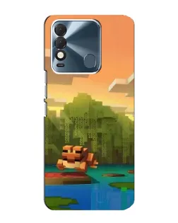 Чехол для TECNO Spark 8 с картинкой «Майнкрафт закат солнца» Чехол для TECNO Spark 8 с картинкой «Майнкрафт закат солнца»