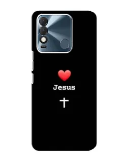 Чохол для TECNO Spark 8 з картинкою «Серце - Jesus»
