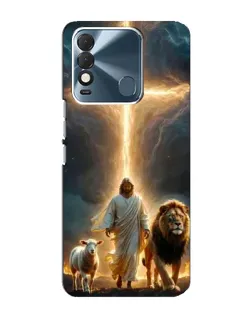 Чохол для TECNO Spark 8 з картинкою «Лев Юди та Світло»