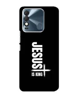 Чехол для TECNO Spark 8 с картинкой «Вертикаль веры Jesus»