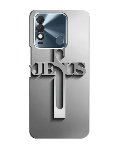 Чехол для TECNO Spark 8 с картинкой «Металлический крест Jesus» Чехол для TECNO Spark 8 с картинкой «Металлический крест Jesus»