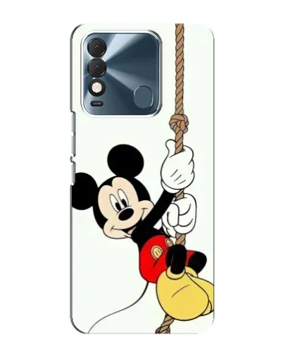 Чехол для TECNO Spark 8 с картинкой «Mickey на канате»