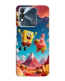 Чехол для TECNO Spark 8 с картинкой «Космический фастфуд» Чехол для TECNO Spark 8 с картинкой «Космический фастфуд»