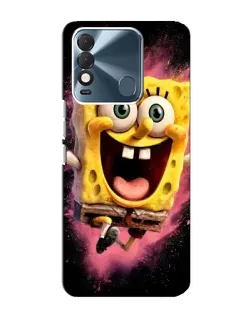 Чехол для TECNO Spark 8 с картинкой «Взрывной Спанч Боб»