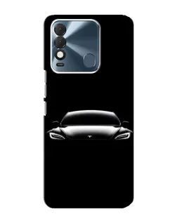Чехол для TECNO Spark 8 с картинкой «Фары Tesla Night»