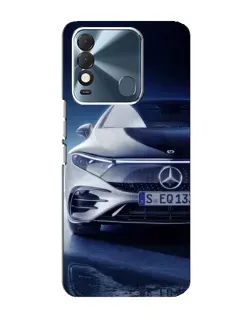 Чехол для TECNO Spark 8 с картинкой «Mercedes EQ — будущее»