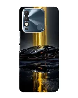 Чехол для TECNO Spark 8 с картинкой «Ночной Lamborghini драйв»