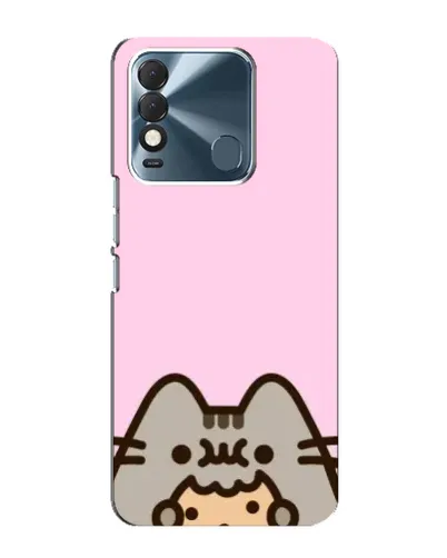 Чехол для TECNO Spark 8 с картинкой «Pusheen и печенье»