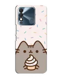 Чехол для TECNO Spark 8 с картинкой «Пушин с кексом» Чехол для TECNO Spark 8 с картинкой «Пушин с кексом»