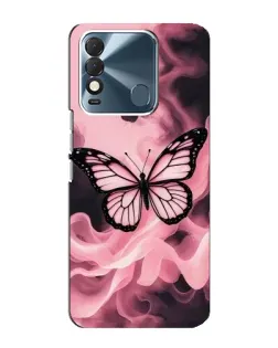 Чехол для TECNO Spark 8 с картинкой «Бабочка в дыму» Чехол для TECNO Spark 8 с картинкой «Бабочка в дыму»