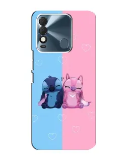 Чохол для TECNO Spark 8 з картинкою «Stitch та Angel Love»