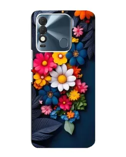 Чохол для TECNO Spark 8 з картинкою «Квіткова феєрія»