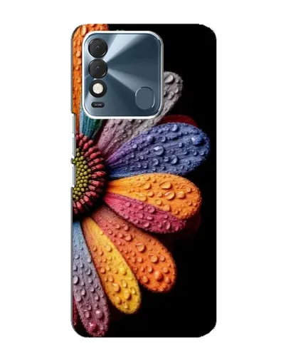 Чохол для TECNO Spark 8 з картинкою «Райдужна квітка»