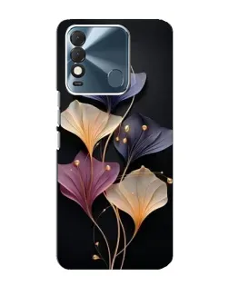 Чохол для TECNO Spark 8 з картинкою «Лілові квіти грації»