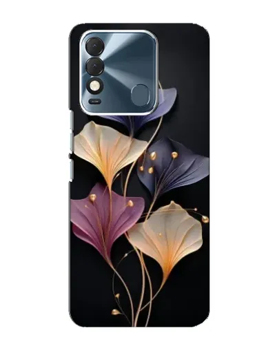 Чохол для TECNO Spark 8 з картинкою «Лілові квіти грації»