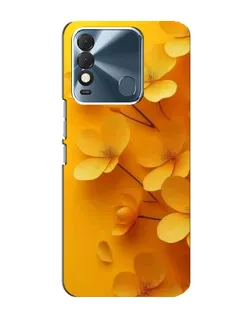 Чохол для TECNO Spark 8 з картинкою «Золоті пелюстки»