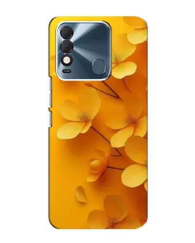 Чохол для TECNO Spark 8 з картинкою «Золоті пелюстки»