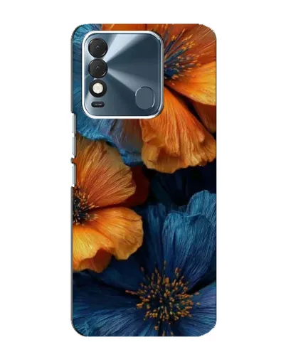 Чохол для TECNO Spark 8 з картинкою «Яскрава синьо-помаранчева флора» Чохол для TECNO Spark 8 з картинкою «Яскрава синьо-помаранчева флора»