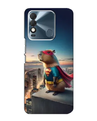 Чехол для TECNO Spark 8 с картинкой «Капи-мен супергерой»