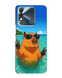 Чехол для TECNO Spark 8 с картинкой «Морская капибара» Чехол для TECNO Spark 8 с картинкой «Морская капибара»