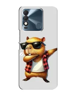 Чехол для TECNO Spark 8 с картинкой «Капибара рэпер даб» Чехол для TECNO Spark 8 с картинкой «Капибара рэпер даб»