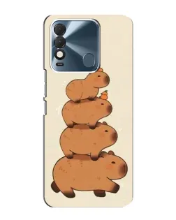 Чехол для TECNO Spark 8 с картинкой «Башня из капибар» Чехол для TECNO Spark 8 с картинкой «Башня из капибар»