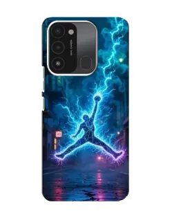 Чехол для TECNO Spark 8C с картинкой «Jordan Gold Jumpman» Чехол для TECNO Spark 8C с картинкой «Jordan Gold Jumpman»