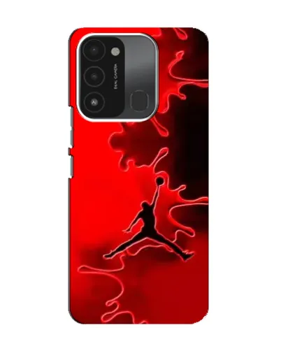 Чехол для TECNO Spark 8C с картинкой «Jordan Red Smoke»