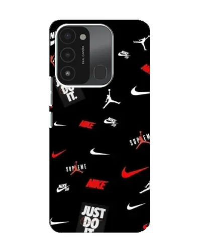 Чехол для TECNO Spark 8C с картинкой «Nike Mix Pattern»