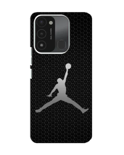 Чехол для TECNO Spark 8C с картинкой «Jordan Dark Carbon»