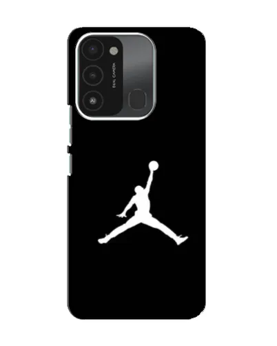 Чехол для TECNO Spark 8C с картинкой «Jordan Silhouette»