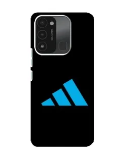 Чехол для TECNO Spark 8C с картинкой «Adidas Cyan Logo»