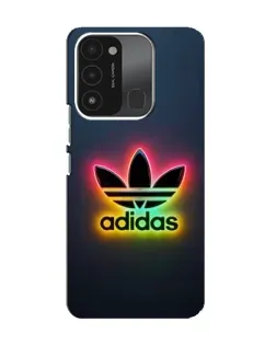Чехол для TECNO Spark 8C с картинкой «Неоновый Adidas»