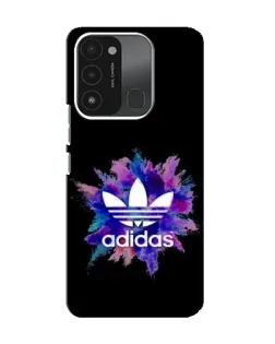 Чехол для TECNO Spark 8C с картинкой «Взрыв красок Adidas»