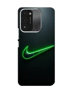 Чехол для TECNO Spark 8C с картинкой «Неоновый контур Nike» Чехол для TECNO Spark 8C с картинкой «Неоновый контур Nike»