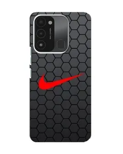 Чехол для TECNO Spark 8C с картинкой «Nike — карбоновая сетка» Чехол для TECNO Spark 8C с картинкой «Nike — карбоновая сетка»