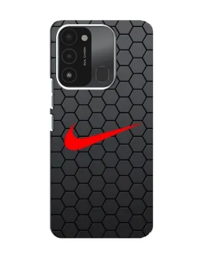 Чехол для TECNO Spark 8C с картинкой «Nike — карбоновая сетка» Чехол для TECNO Spark 8C с картинкой «Nike — карбоновая сетка»