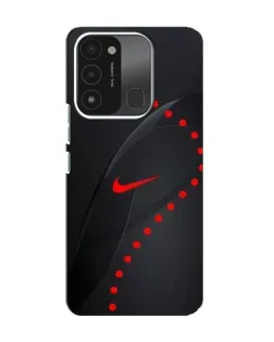 Чехол для TECNO Spark 8C с картинкой «Абстрактный дизайн Nike»