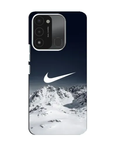Чехол для TECNO Spark 8C с картинкой «Nike — зимние горы» Чехол для TECNO Spark 8C с картинкой «Nike — зимние горы»