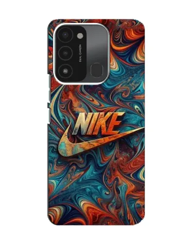 Чехол для TECNO Spark 8C с картинкой «Nike в абстракции» Чехол для TECNO Spark 8C с картинкой «Nike в абстракции»