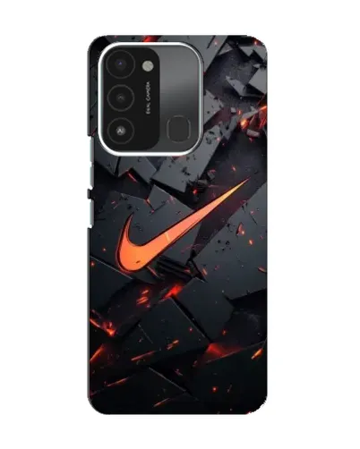 Чехол для TECNO Spark 8C с картинкой «Nike — эффект разломов» Чехол для TECNO Spark 8C с картинкой «Nike — эффект разломов»
