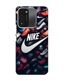 Чехол для TECNO Spark 8C с картинкой «Коллекция кроссовок Nike»