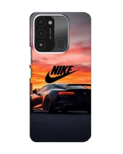 Чехол для TECNO Spark 8C с картинкой «Nike и суперкар»
