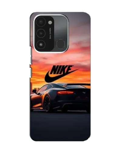 Чехол для TECNO Spark 8C с картинкой «Nike и суперкар» Чехол для TECNO Spark 8C с картинкой «Nike и суперкар»