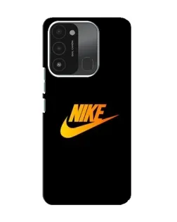 Чехол для TECNO Spark 8C с картинкой «Золотой логотип Nike»