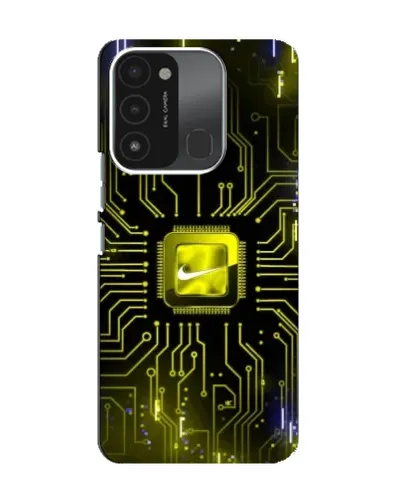 Чехол для TECNO Spark 8C с картинкой «Nike — золотая искра» Чехол для TECNO Spark 8C с картинкой «Nike — золотая искра»