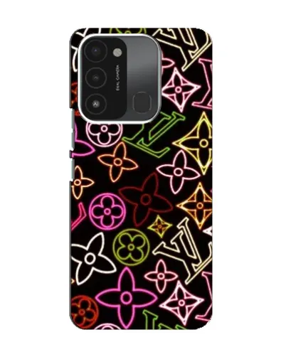 Чехол для TECNO Spark 8C с картинкой «Неоновый микс Nike» Чехол для TECNO Spark 8C с картинкой «Неоновый микс Nike»