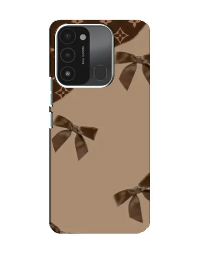 Чехол для TECNO Spark 8C с картинкой «LV — кофейный атлас» Чехол для TECNO Spark 8C с картинкой «LV — кофейный атлас»