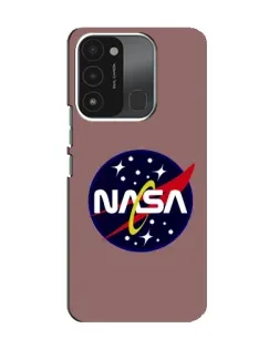 Чехол для TECNO Spark 8C с картинкой «NASA — ретро космос»
